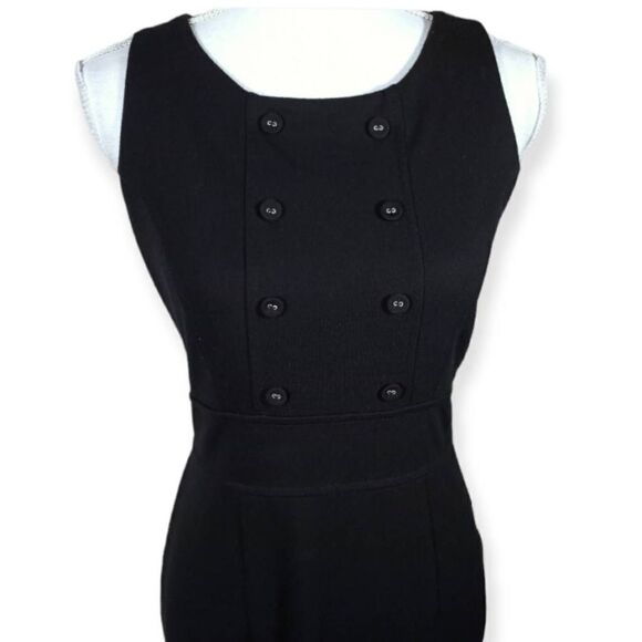 MERONA BLACK MIDI DRESS SZ.XS EUC - Picture 2 of 9